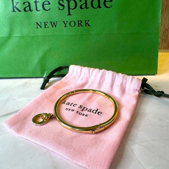 kate spade Jewelry - Kate Spade Rare Mama Bear Bangle Bracelet + dust bag EUC retails $125
